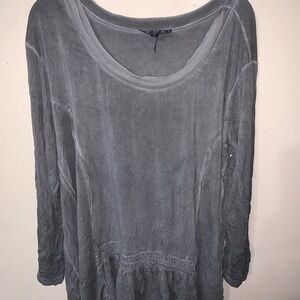 POL Charcoal Long Sleeve Women's Top